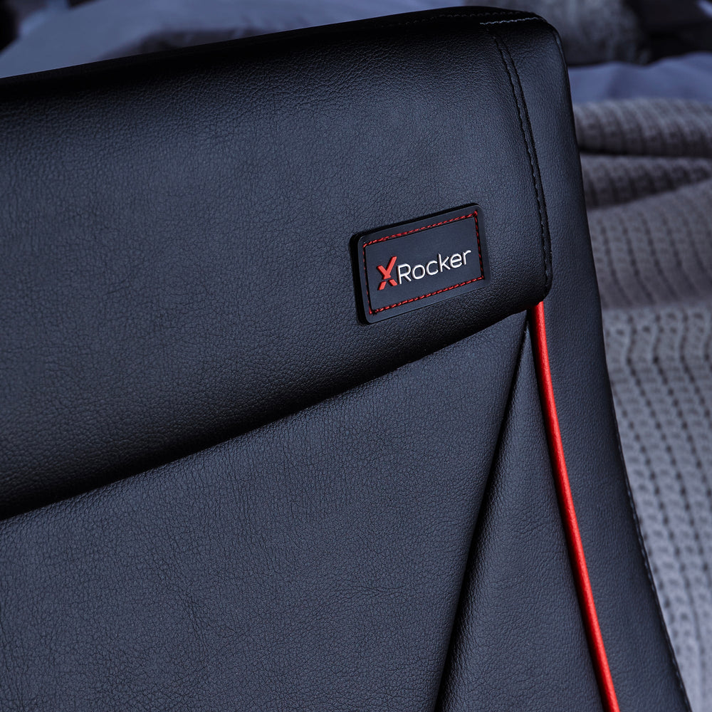 Shift Luxe Jr 2.1 Audio Ottoman Gaming Chair for Kids - Black