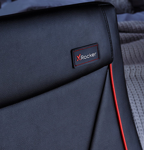 Shift Luxe Jr 2.1 Audio Ottoman Gaming Chair for Kids - Black