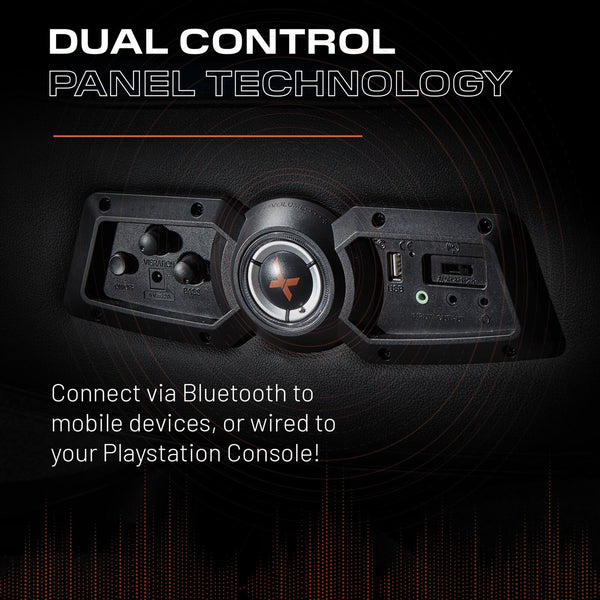 Officially Licensed Playstation™ Legend 2.1 Audio Console Gaming Chair - White / Blue