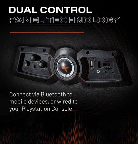 Officially Licensed Playstation™ Legend 2.1 Audio Console Gaming Chair - White / Blue