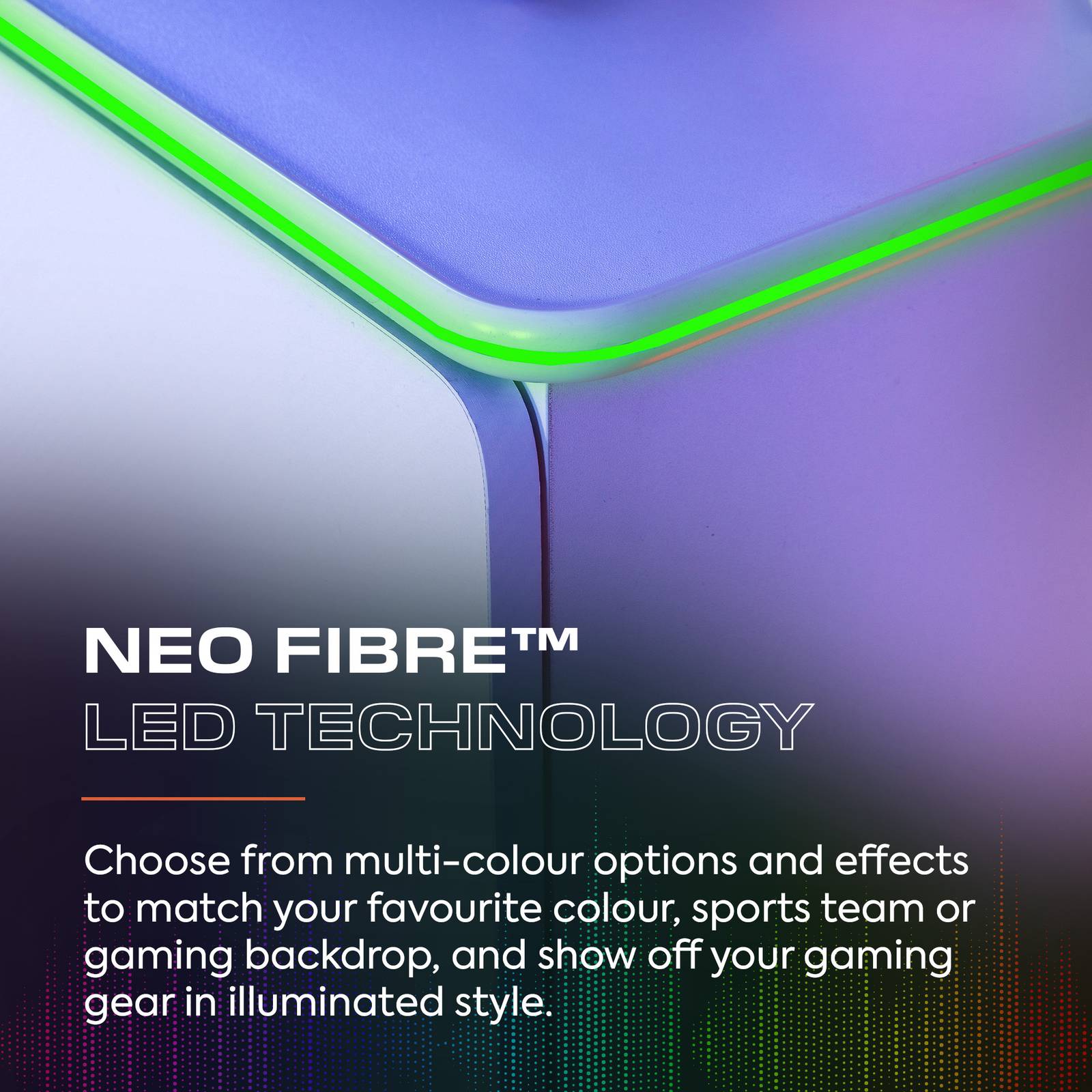 Carbon-Tek LED TV Media Unit - White RGB