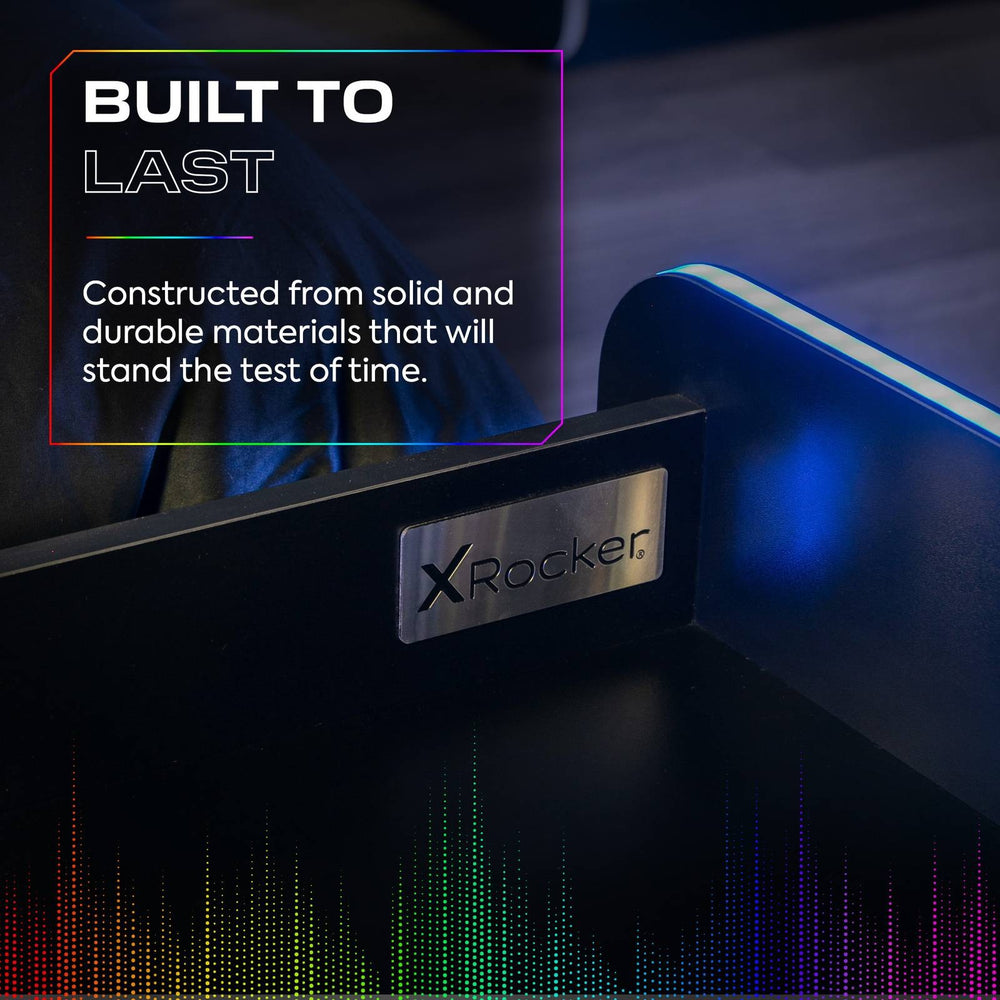 X Rocker Unit Gaming Furniture | X Rocker Electra RGB TV Media Unit - Black