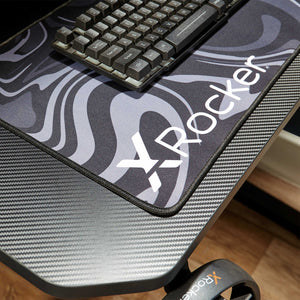 Panther Gaming Desk - Carbon Fibre Black