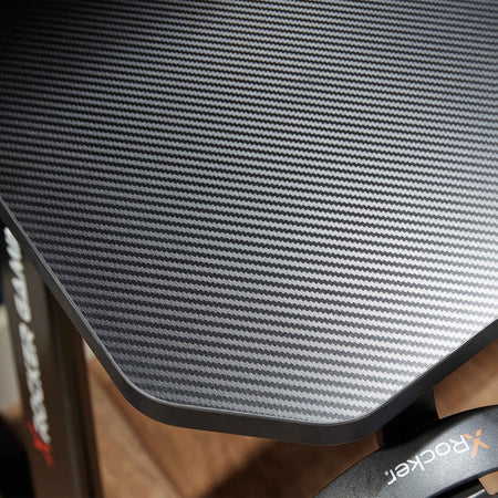 Panther Gaming Desk - Carbon Fibre Black