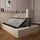 Maisie Upholstered Ottoman TV Bed with LED Lighting - Natural Stone (2 Sizes)