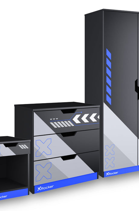 Stylish and supportive X Rocker Octane furniture set for gamers