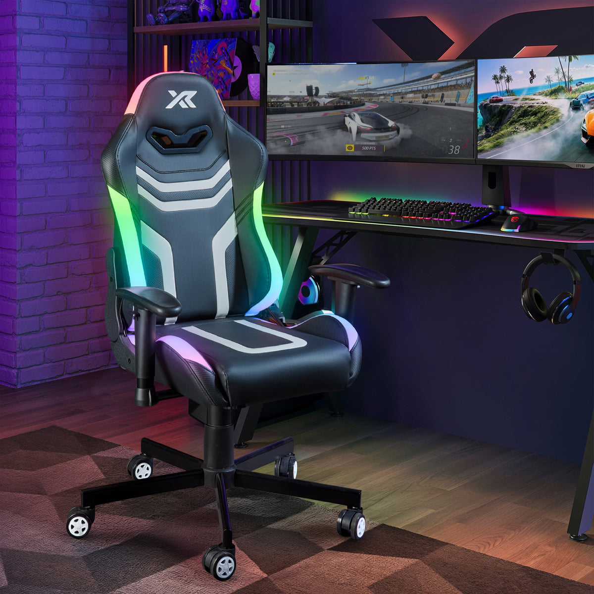Agility Compact RGB Neo Motion™ Sync Ergonomic PC Gaming Chair for Kids