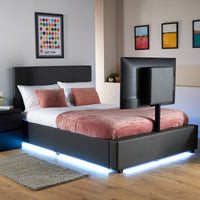 Gaming Beds | X Rocker Oracle RGB TV Gaming Bed - Black