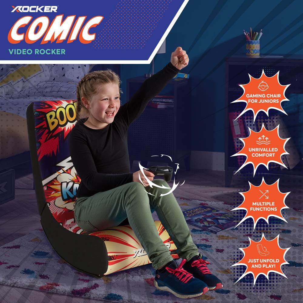 Comic Gaming Video Rocker for Kids - Multi