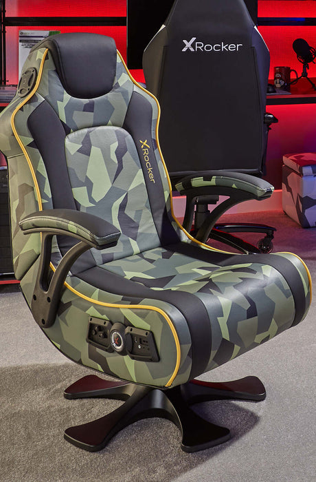Covert Ops 2.1 Audio Console Gaming Chair - Black / Green