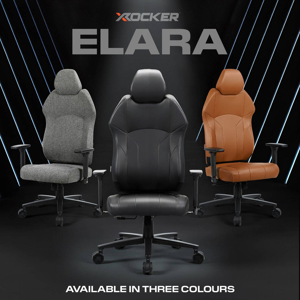 Elara Executive Office Gaming Chair - Black