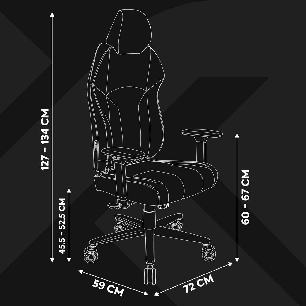 Elara Executive Office Gaming Chair - Black
