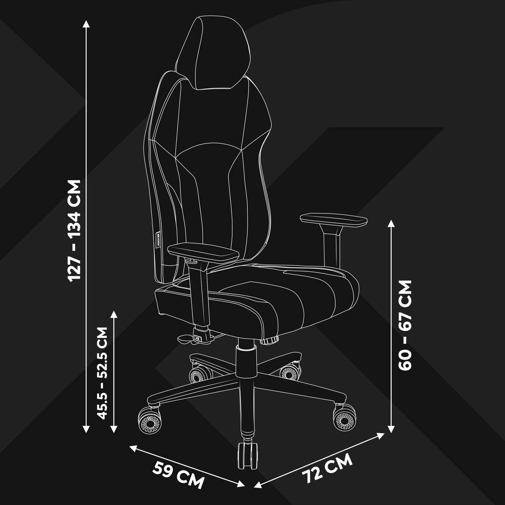Elara Executive Office Gaming Chair - Grey