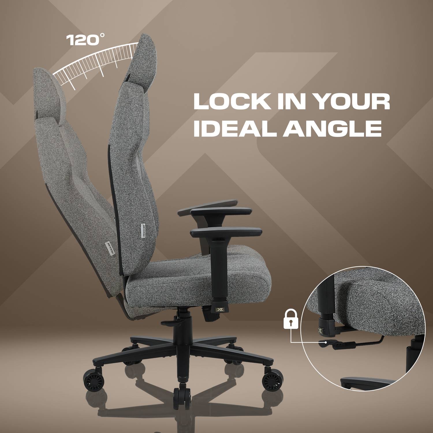 Elara Executive Office Gaming Chair - Grey