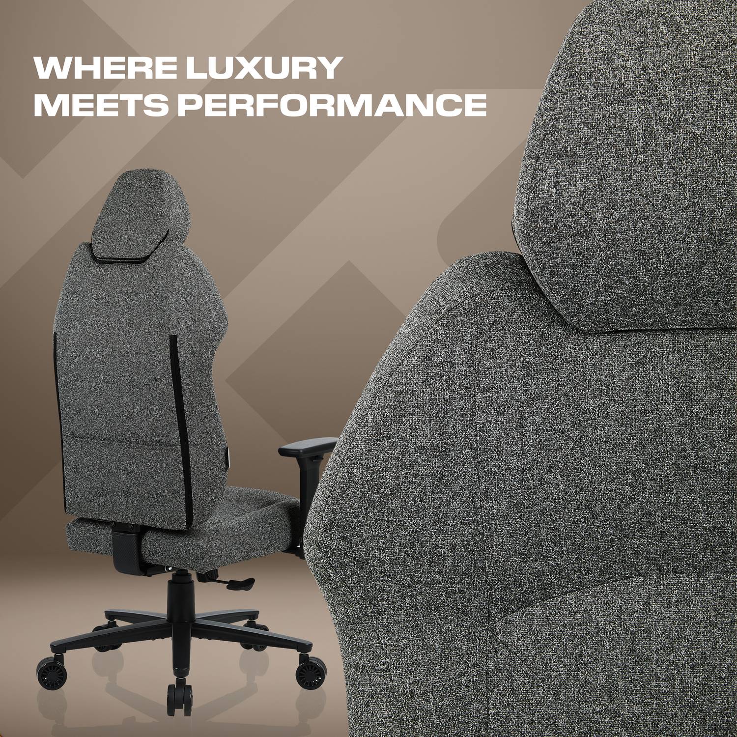 Elara Executive Office Gaming Chair - Grey
