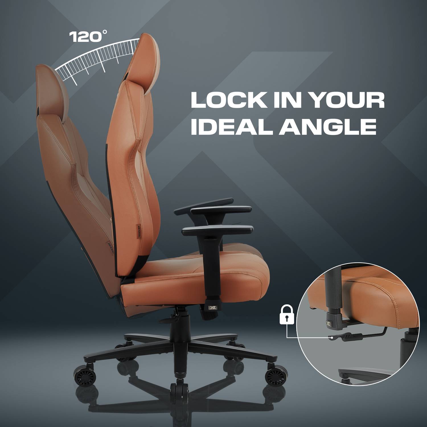 Elara Executive Office Gaming Chair - Tan