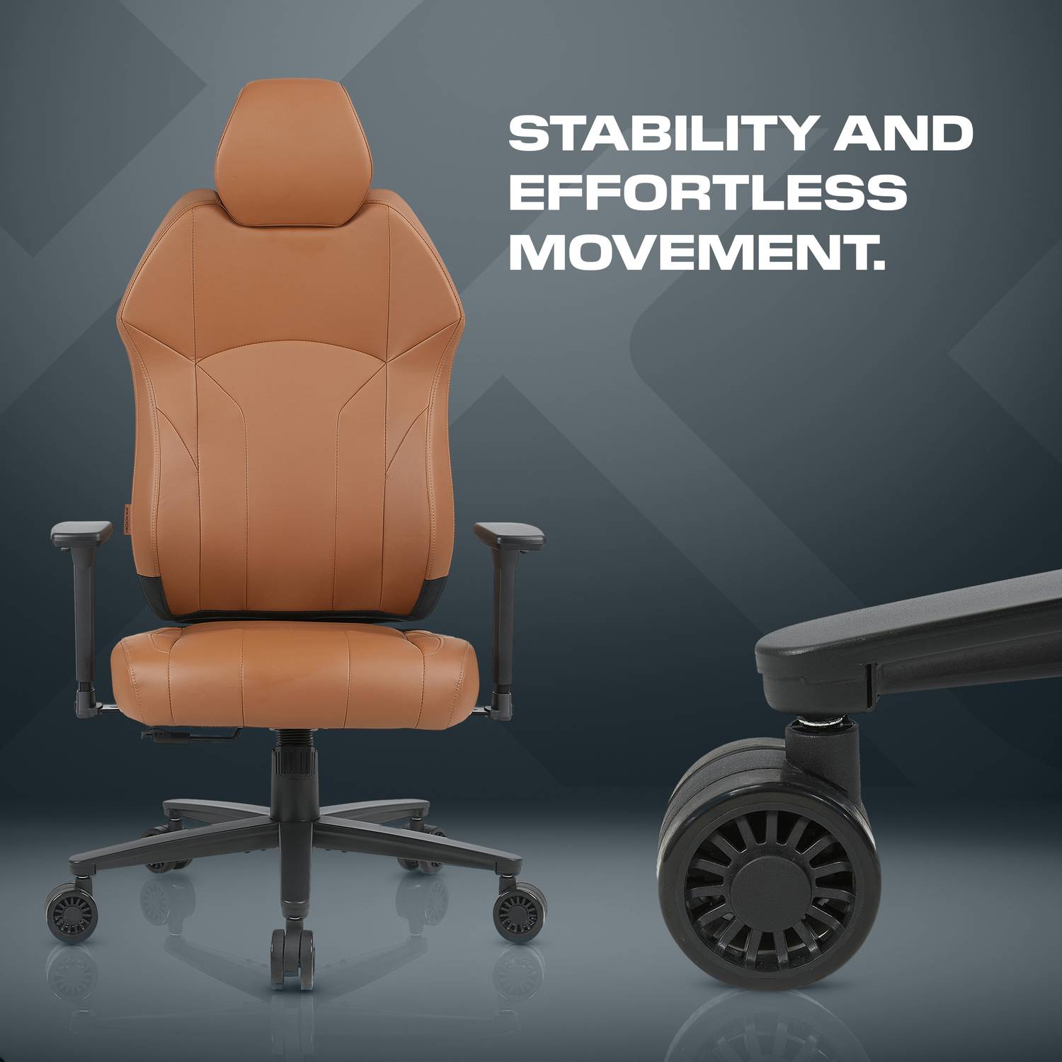 Elara Executive Office Gaming Chair - Tan
