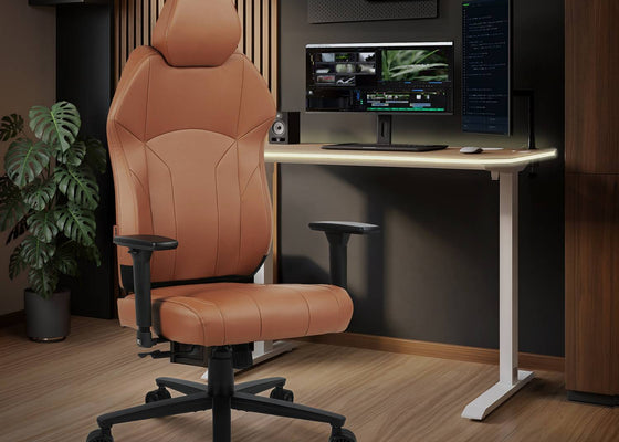 Elara Executive Office Gaming Chair - Tan
