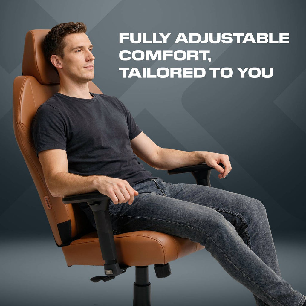 Elara Executive Office Gaming Chair - Tan