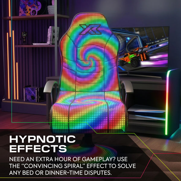 RGB Overload 2.1 Audio Super-LED Console Gaming Chair - Hypnotic Edition