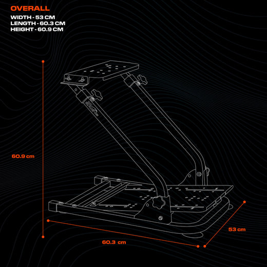 XR Racing X Rocker Racing Rig Wheel Stand Black