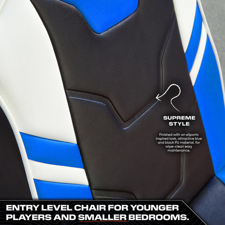 Shadow 2.0 Audio Floor Rocker Gaming Chair for Kids - Blue / Black