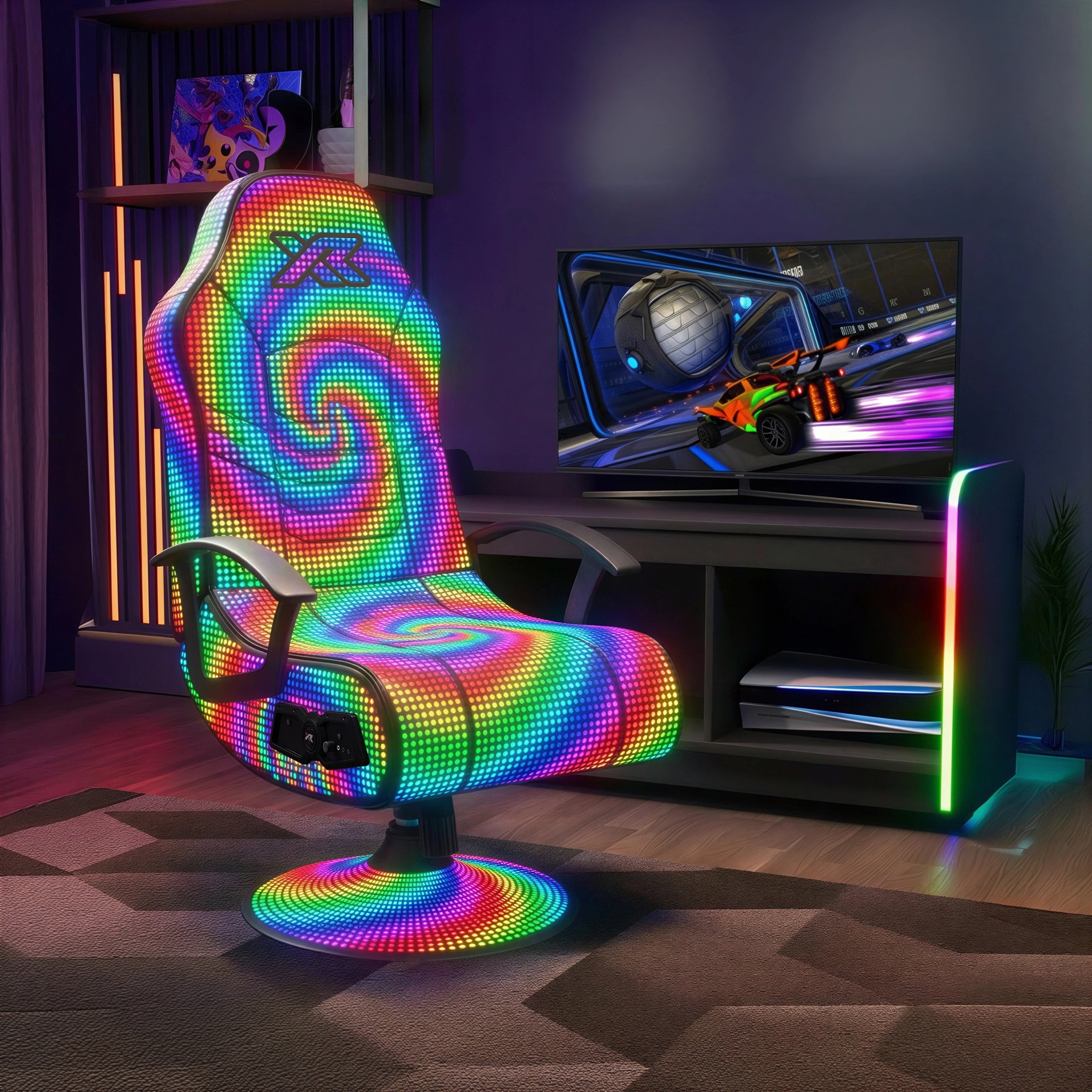 RGB Overload 2.1 Audio Super-LED Console Gaming Chair - Hypnotic Edition