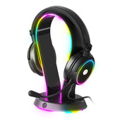 X Rocker C6-100LED Light Up RGB Gaming Headset and Stand Bundle for Consoles and PC