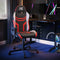 Agility Compact Ergonomic PC Gaming Chair for Juniors - Black / Red