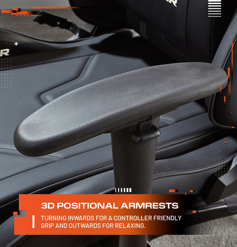 Agility eSport Ergonomic Gaming Chair - Carbon Black