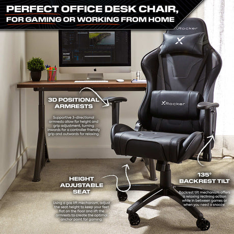 Agility eSport Ergonomic Gaming Chair - Carbon Black