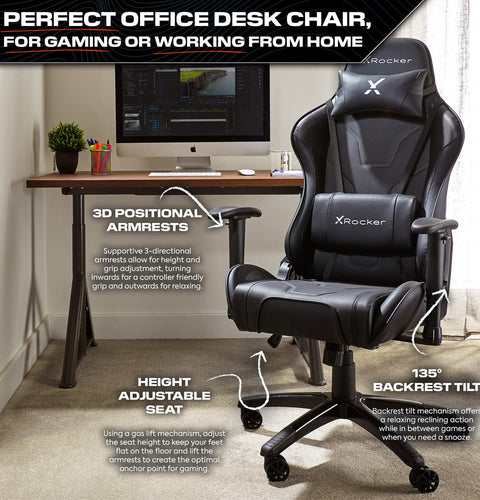 Agility eSport Ergonomic Gaming Chair - Carbon Black