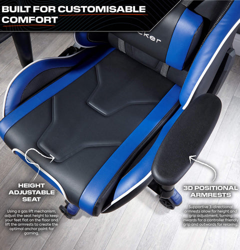 Agility eSport Ergonomic Gaming Chair - Black / Blue
