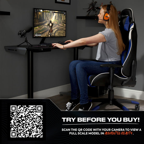 Agility eSport Ergonomic Gaming Chair - Black / Blue