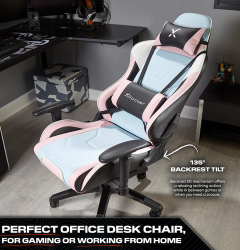 Agility eSport Ergonomic Gaming Chair - Bubblegum Edition