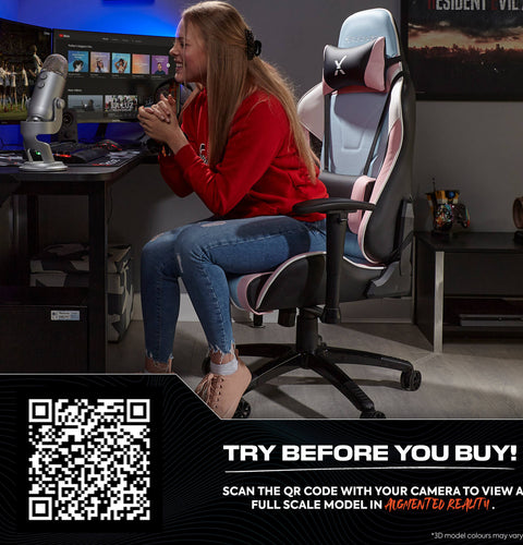 Agility eSport Ergonomic Gaming Chair - Bubblegum Edition