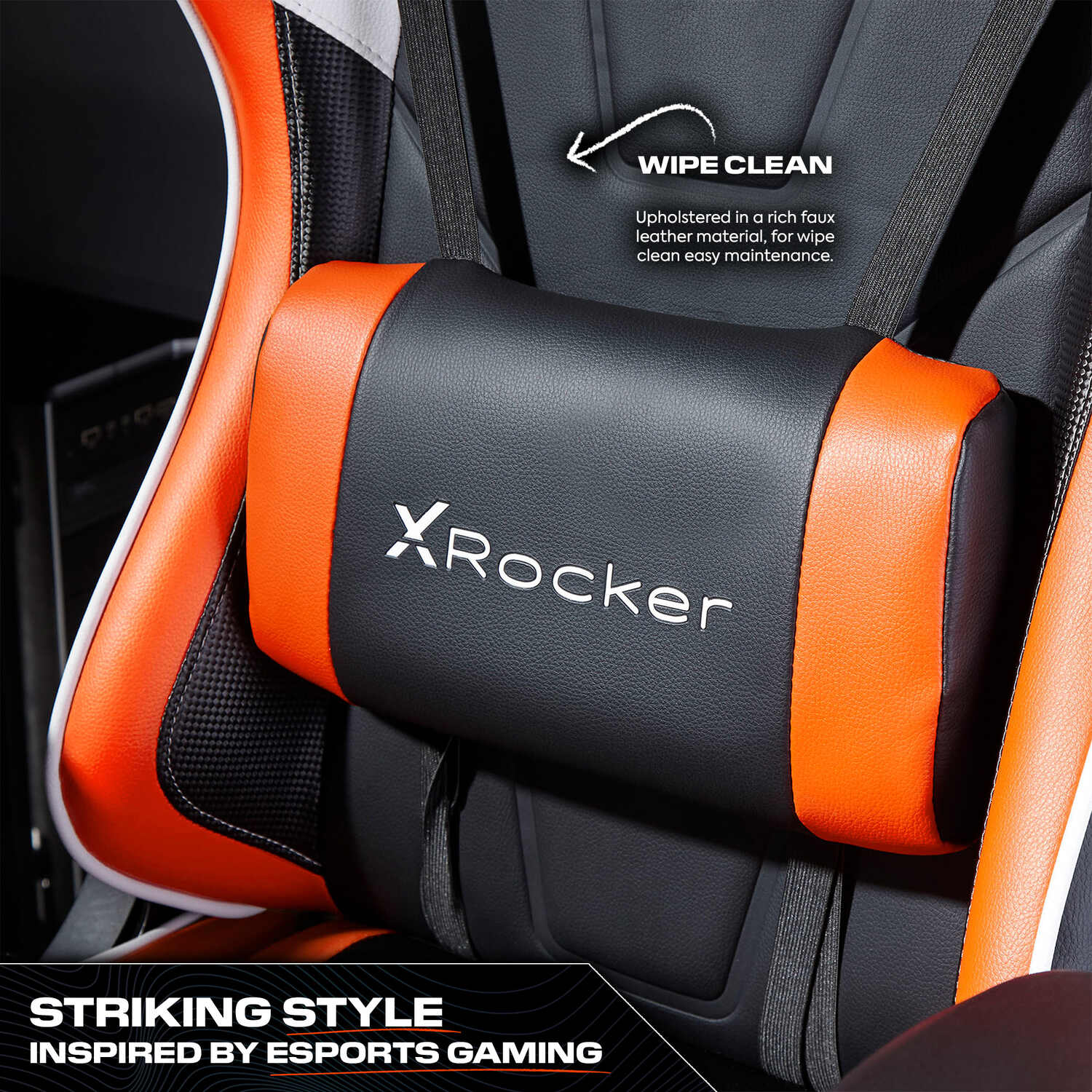 Agility eSport Ergonomic Gaming Chair - Black / Orange