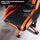 Agility Esport Gaming Chair and Armada Dual Bunk Bed with Gaming Desk - Orange