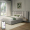 Amelia Ottoman Hotel Bed With Bedside Tables and App Controlled Lights - Grey (2 Sizes)