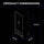 Diagram of the Arcane Canvas Wardrobe with dimensions labeled on a black background