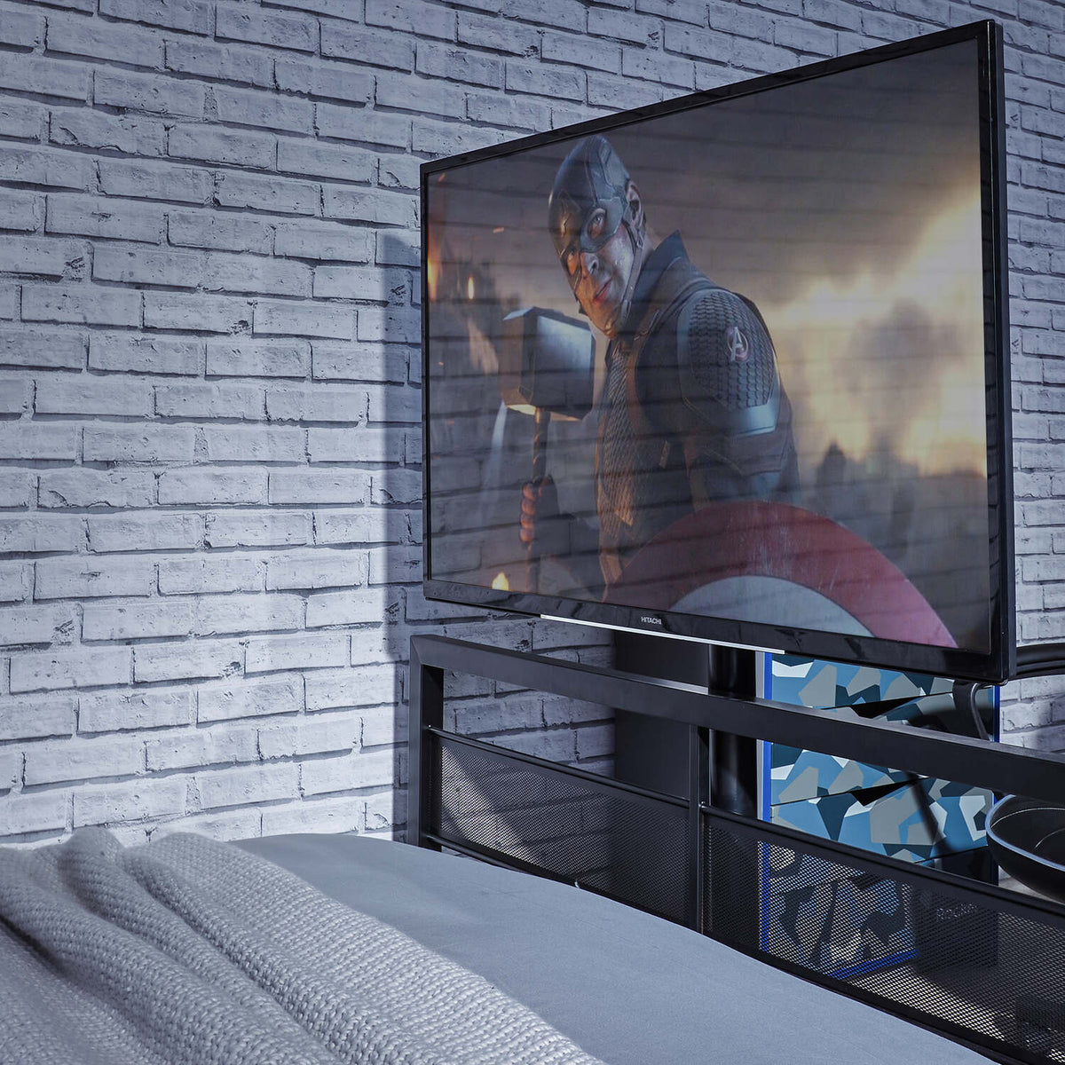 Basecamp Double Gaming TV Bed - Black