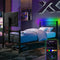 Basecamp RGB Single LED Gaming TV Bed - Black