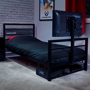 Basecamp Single Gaming TV Bed - Black