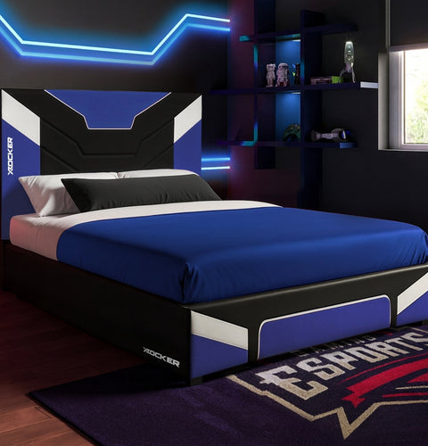 Cerberus MKII Gaming Bed in a Box - Blue (3 Sizes)