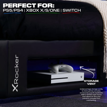 Cerberus Twist TV Gaming Bed - Blue