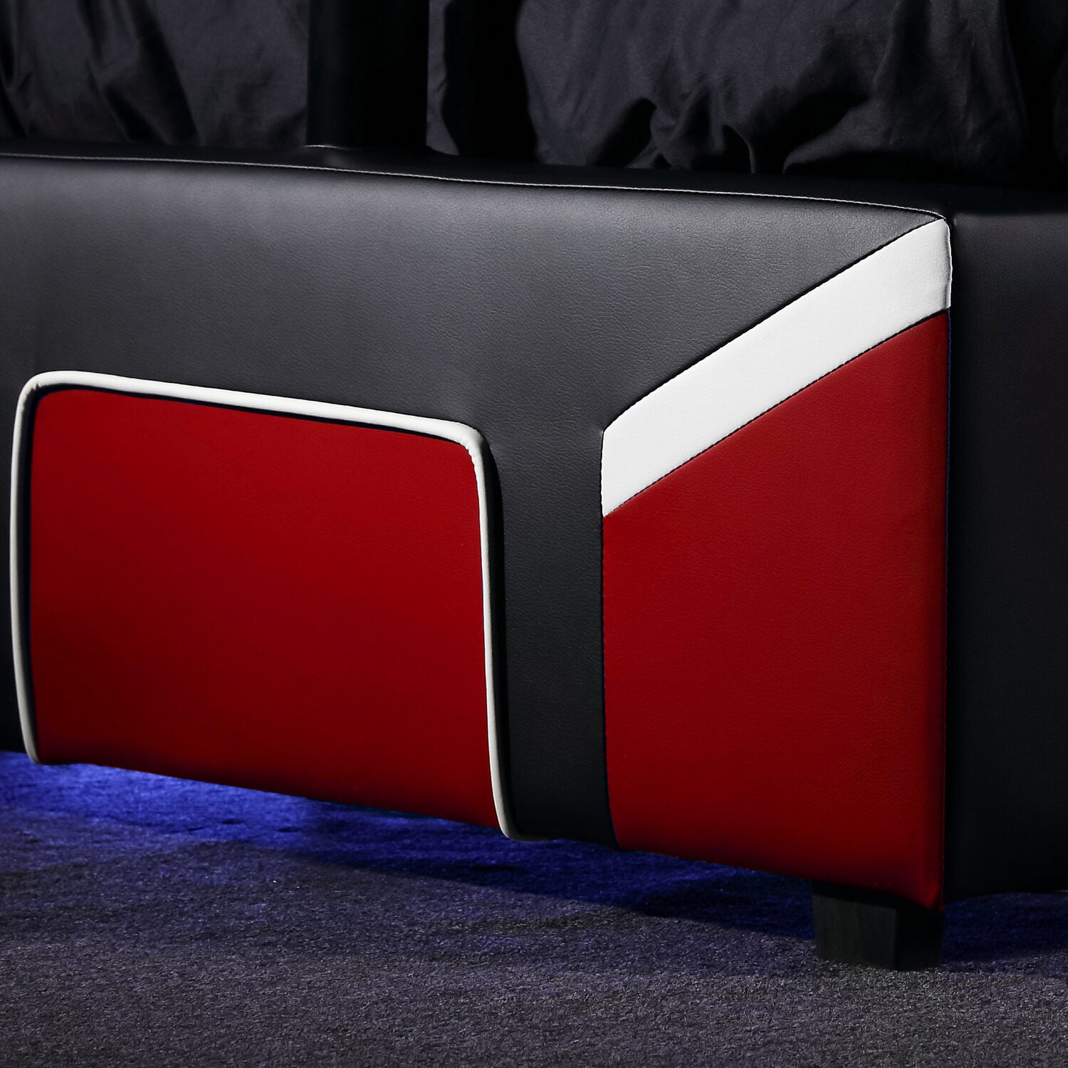Cerberus Twist Single TV Gaming Bed - Red