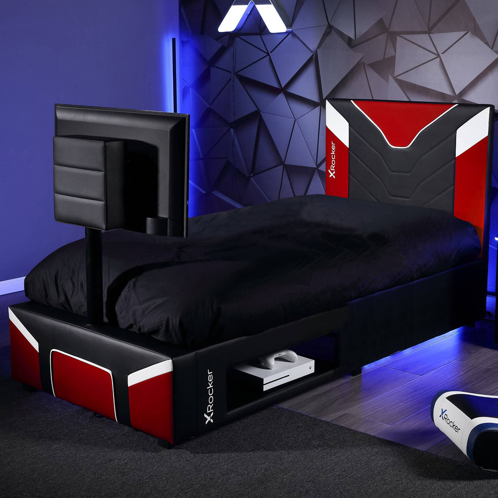 Cerberus Twist TV Gaming Bed - Red