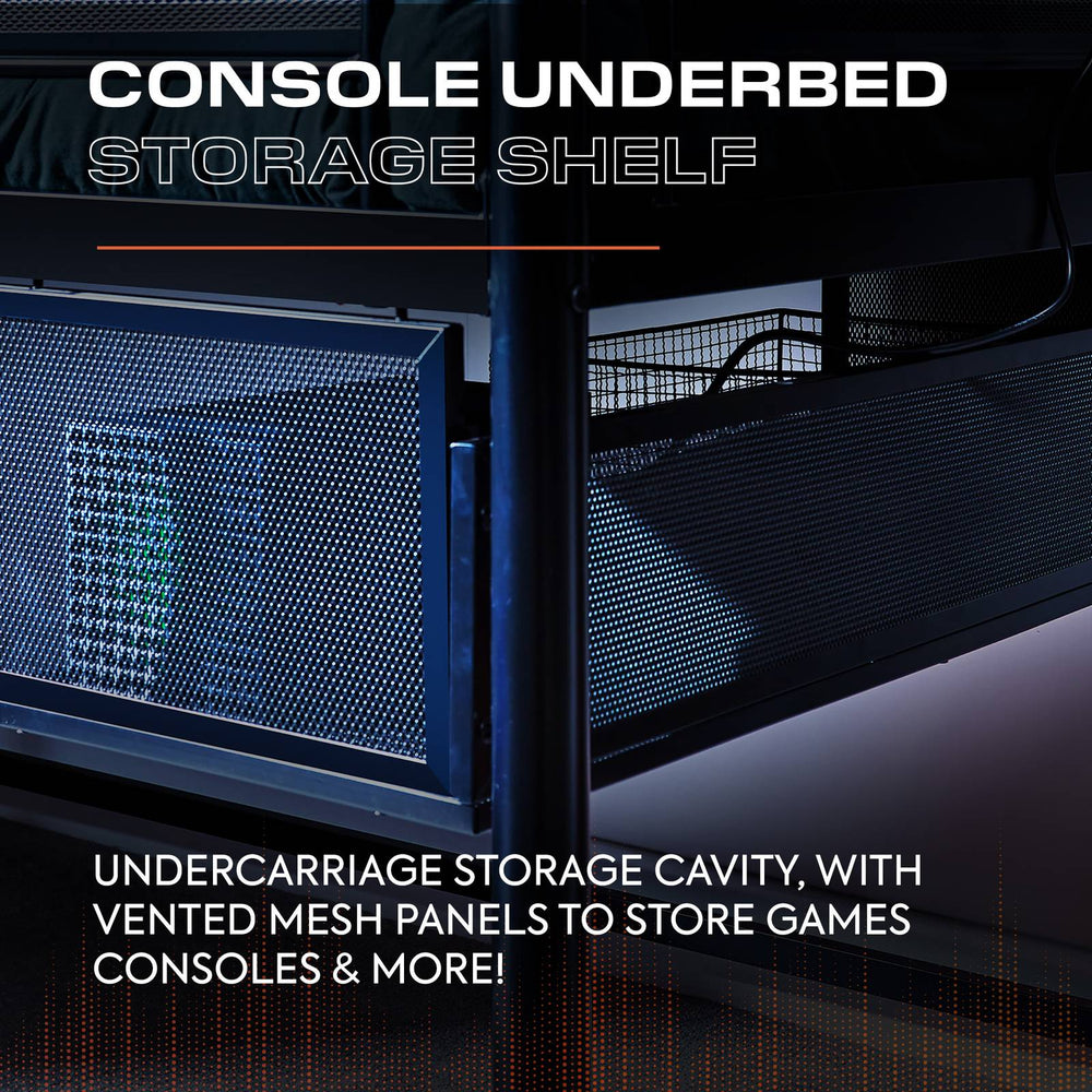 Gaming Beds | X Rocker Contra Gaming Mid Sleeper TV Bed