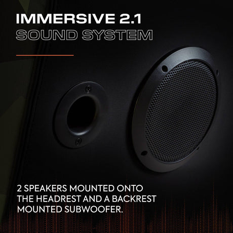 Covert Ops 2.1 Audio Console Gaming Chair - Black / Green