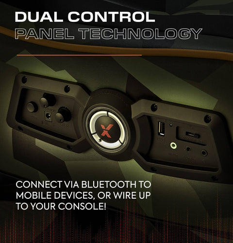 Covert Ops 2.1 Audio Console Gaming Chair - Black / Green